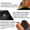 Cigar Humidor, Cedar Wood Cigar Box, Humidor With Hygrometer And Removable Cedar Tray, Black High-Gloss Piano Paint, Cigar Accessories, Holds 50-70 Cigars, Cigar Gifts For Men view 4