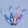 Denture Brush Multi-Layered Bristles False Teeth Brush Care Tool Bristles&Ergonomic Handle For Travel Home view 3