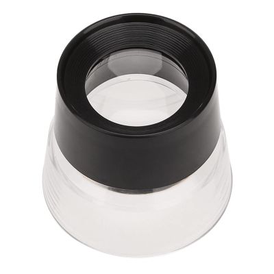 10X Jewelers Loupe Magnifier Jewelry Eye Loop Monocle- Pocket Glass For Watch Repair Stamps