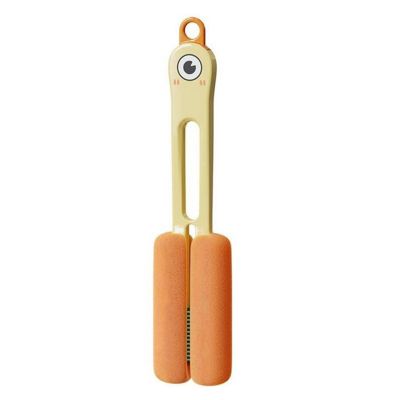 Cup Brush Long Handle Sponge Brush Bottle Straw Cup Lid Cleaning Brush Home Multifunctional Cup Brush Kitchen Gadget(Style a)
