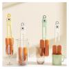 Cup Brush Long Handle Sponge Brush Bottle Straw Cup Lid Cleaning Brush Home Multifunctional Cup Brush Kitchen Gadget(Style a) view 2