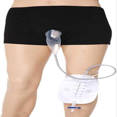 GEDRACKPMYN Urine Bag for Women/Men, PortableUrine System Holder Bag, Reusable Urine Bag for Men and Women, Leak-Proof Urine Collection Bag(500ML),M