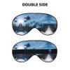 Snowboarding Print Sleep Eye Mask for Men Women,Night Blindfold, Breathable Soft Eye Shade Cover for Travel view 2