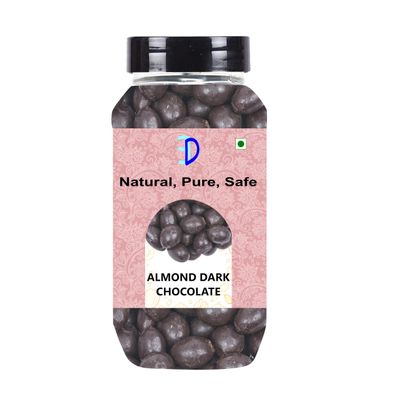 Natural Almond Dark Chocolate 250 GM - EDZZEL