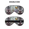 Romantic Paris Butterfly Eiffel Print Sleep Eye Mask for Men Women,Night Blindfold, Breathable Soft Eye Shade Cover for Travel view 2