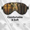 Italian Old Street Print Sleep Eye Mask for Men Women,Night Blindfold, Breathable Soft Eye Shade Cover for Travel view 3