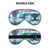 Penguins On The Iceberg Print Sleep Eye Mask for Men Women,Night Blindfold, Breathable Soft Eye Shade Cover for Travel view 2