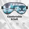 Penguins On The Iceberg Print Sleep Eye Mask for Men Women,Night Blindfold, Breathable Soft Eye Shade Cover for Travel view 3