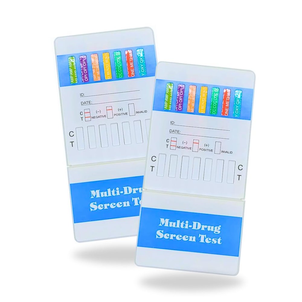 12 Panel Drug Test Dip Cards, Tests for 12 Commonly Abused Drugs, 99% Accurate, Fast Results, CLIA Waived, Easy-Read (25)