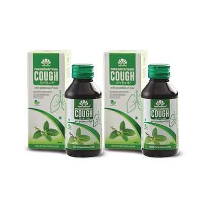 Cough Syrup with Tulsi for Cough and Cold 100ml - Pack of 2