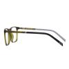 HELES Fashion TR90 Full Rim Spring Hinge Reading Glasses Blue Light Blocking Eyeglass Anti-reflection UV Coating Reader-Green||+1.50 Strength view 3
