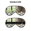 Afternoon Tea Print Sleep Eye Mask for Men Women,Night Blindfold, Breathable Soft Eye Shade Cover for Travel view 2