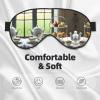 Afternoon Tea Print Sleep Eye Mask for Men Women,Night Blindfold, Breathable Soft Eye Shade Cover for Travel view 3