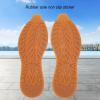 12.68x4.53in Shoe Sole Replacement Rubber Full Bottom Non Slip V Shape Repair Material Wear Silent (Yellow) view 3