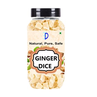 Natural Ginger Dice - Dried Fruits 150 GM - EDZZEL