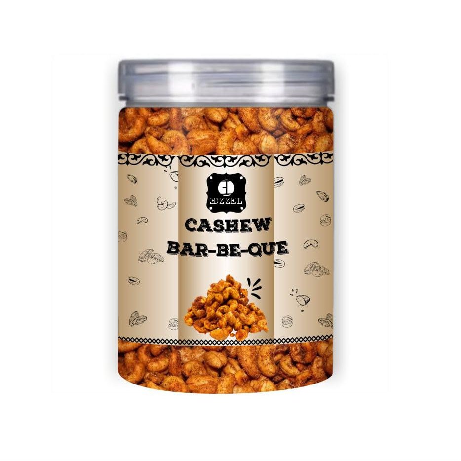 EDZZEL Bar Be Cue Cashews | Roasted Snack Mix with Spicy Flavor, Great for Snacking Anytime