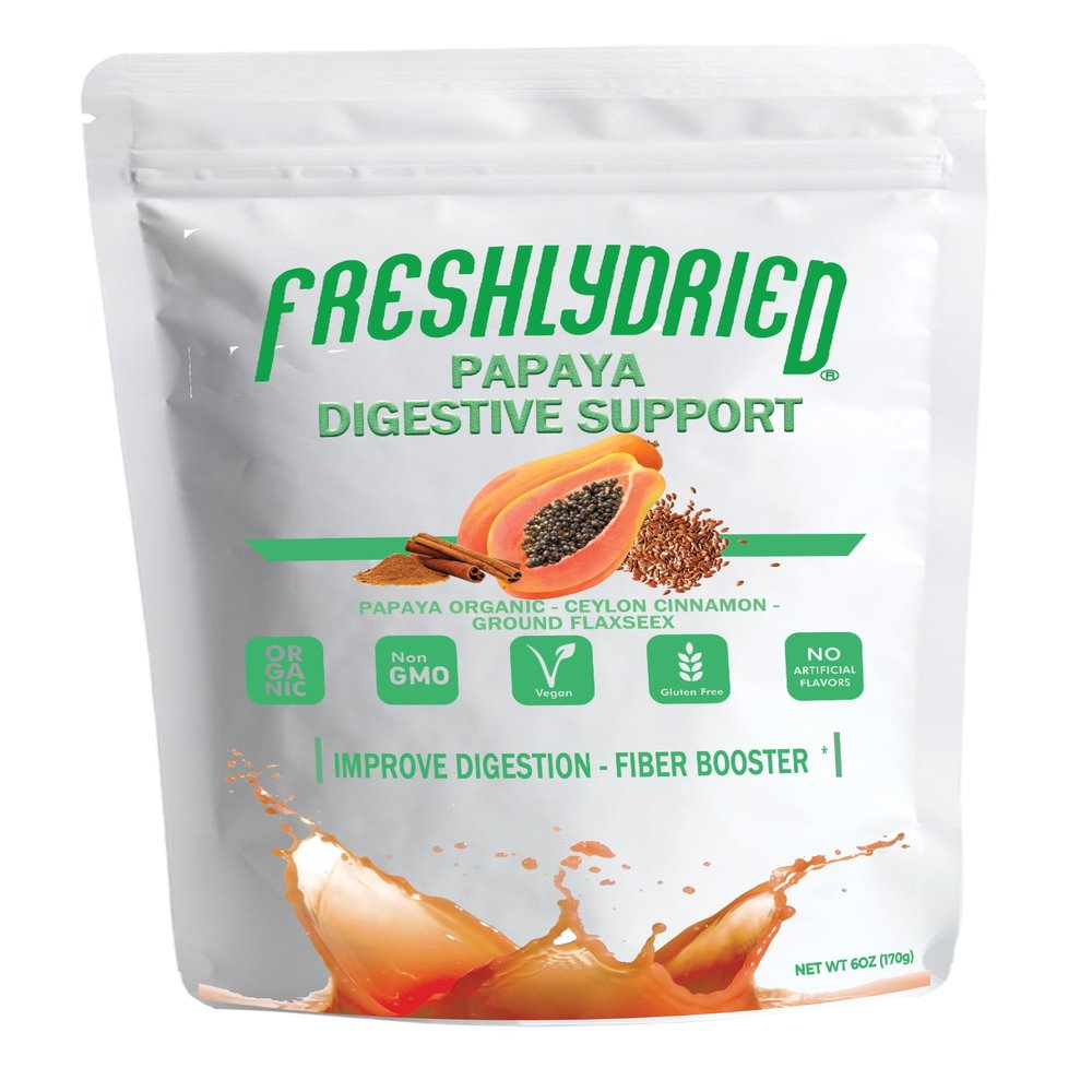 Freshlydried Papaya Digestive Supplement