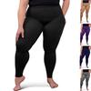 ABSOLUTE SUPPORT Plus Size Footless Compression Thigh Highs (20-30mmHg) - Enhanced Comfort During Nursing & Pregnancy, Black, Small view 1