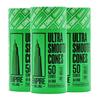 Empire Rolling - Pack of 3 Tubes - 50 Premium Ultra Smooth (Green) Pre-Rolled Unbleached Fibers Cones  Organic, Natural, 1.25" 1 1/4 Size, Perfect for Fine Blends view 1