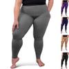 ABSOLUTE SUPPORT Plus Size Footless 20-30mmHg Compression Leggings for Women - Improve Circulation & Reduce Swelling, Grey, Large view 1