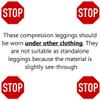 ABSOLUTE SUPPORT Plus Size Footless Compression Thigh Highs (20-30mmHg) - Enhanced Comfort During Nursing & Pregnancy, Black, Large view 2
