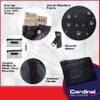 Cardinal bag supplies Large Medicine Bag Includes Pill Box and Removable Clear Bags, Prescription Bottle Organizer, Travel Carry Case, Combination Lock,12" x 10" x 2" (Black) view 4