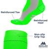 Compression Socks for Women and Men 20-30mmHg Plus Size - XXL Wide Calf Medical Compression Stockings for DVT, Lymphedema, Bariatric Surgery Recovery - Green, 2X-Large - A601 view 2