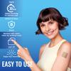 YETAIM Recovery Patches for Women Men: 48-Pack Energy Boost Fast Recovery - Day Night Party Support - Apply on Arm Neck Wrist Back for Party Fun Morning Revival - Clear Blue view 3