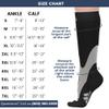 Compression Socks for Women and Men 20-30mmHg Knee High - Graduated Support Medical Compression Stockings for Circulation during Travel, Airplane, Flights - Black, X-Large - A601 view 4