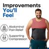 Abdominal Binder Post Surgery Tummy Tuck | Postpartum Belly Band Wrap | Post C Section Belly Binder | Stomach Compression Hernia Belt For Men or Women After Pregnancy Hysterectomy XXXL view 4