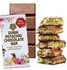 Dubai Chocolate Kunafa Pistachio Bar  7oz | Handmade Luxury Dessert with Crunchy Kataifi & Creamy Filling, Gift for Any Special Occasion, 75% Pistachio view 1