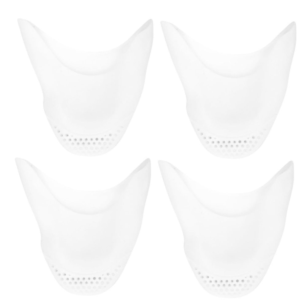 Anneome 2pairs Silicone Toe Protectors Toe Sleeve for Shoes Elastic Pouches High-Heel Protectors Breathable Guards Aligners