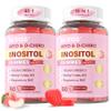 Myo-Inositol & D-Chiro Inositol Gummies for Women 2000mg + 50mg, 40:1 Ratio Inositol with Vegan Omega-3 + D3, Magnesium Glycinate, Methyl Folate + B12 for Female Health & Wellness, Sugar Free, 120 Cts view 1