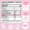Myo-Inositol & D-Chiro Inositol Gummies for Women 2000mg + 50mg, 40:1 Ratio Inositol with Vegan Omega-3 + D3, Magnesium Glycinate, Methyl Folate + B12 for Female Health & Wellness, Sugar Free, 120 Cts view 2