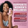 Myo-Inositol & D-Chiro Inositol Gummies for Women 2000mg + 50mg, 40:1 Ratio Inositol with Vegan Omega-3 + D3, Magnesium Glycinate, Methyl Folate + B12 for Female Health & Wellness, Sugar Free, 120 Cts view 4