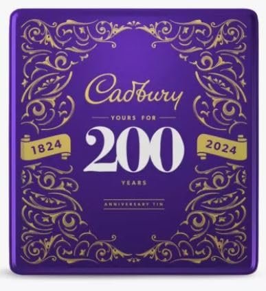 *BRITISH GOODS* Classic Festive 200 yer anniversary tin with chocolates. Imported from UK/Britain/England