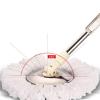 VALCLA Mop Bucket Household Rotary Mop Bucket with Pier Cloth Mop Set Wet and Dry Mop Cloth Not Hand Washing Floor Mopping(Khaki) view 3