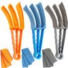 3 Pack Microfiber Feather Duster with 6 Microfiber Sleeves, Window Blind Cleaner, Blind Duster, Blinds Cleaning Tools view 1