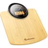 Adamson Hybrid 2-in-1 Analog & Digital Weighing Scale for Body Weight up to 400lbs - Thick Tempered Glass - Extra Large Display - Easy to Read Digital Bathroom Scale - New - Wood view 1