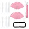 39 PCS Tampon Tube for Women, Plastic Tube for Juice with Funnel and Spout for Cruise Concert Sports Events-Pink view 1
