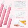 39 PCS Tampon Tube for Women, Plastic Tube for Juice with Funnel and Spout for Cruise Concert Sports Events-Pink view 3