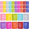 Chiisong 100 Pcs Christian Gift Bags Religious Bible Verse Treat Bags with Handles Inspirational Scripture Church Bag for Sunday School Women Wedding Birthday Party Favor(Multicolor) view 1