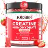 140 Count Creatine Monohydrate Gummies, 5000mg Creatine Monohydrate No Sugar Gummies for Women & Men with L-Taurine, Vitamin B12 for Muscle Strength, Muscle Recovery, Glute Builder, Energy Boost view 1