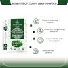 100% Natural Curry Leaves (Kadi Patta) Powder (Sun Dried & Stemless) 200g For Strong And Shiny Hair view 4