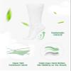 Artdear Diabetic Socks for Men & Women - 2 Pairs Viscose Non Binding Extra Wide Crew Socks for Swollen Feet Seamless Toe Loose Fit (Black & White, Large) view 4