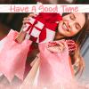 Saypacck 48 Pcs Christmas Plastic Gift Bags 8 x 12 Inch Snowflake Goodie Bags Winter Treat Bags with Handle Holiday Snow Merchandise Bag for Small Business Shopping Retail Xmas Party Favors(Pink) view 2