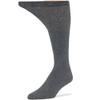 7BigStars Men Diabetic Loose Dress Business Cotton Mid Calf Socks - 5 Pack Big Tall - Solid Casual - Sock Size 13-15 Shoe Size 12-15 XL Dark Grey view 4