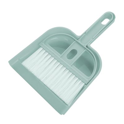 Hand Dustpan and Brush Set, Compact Portable Mini Broom Dustpan Combo for Indoor wash, Desktop, Sofa, Kitchen, and More (Blue)