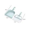 Hand Dustpan and Brush Set, Compact Portable Mini Broom Dustpan Combo for Indoor wash, Desktop, Sofa, Kitchen, and More (Blue) view 2