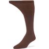 7BigStars Men Diabetic Loose Dress Seamless Cotton Mid Calf Socks - 5 Pack Large - Solid Casual - Sock Size 10-13 Shoe Size 9-12 L Brown view 4